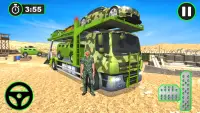 軍用 車両 輸送 シミュレーター ゲーム: 車 トラック運転 Screen Shot 0