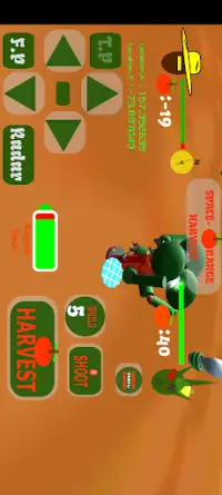 Space Orange Harvest 3D Screen Shot 15