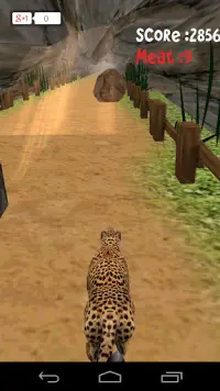 Animal Run :Cheetah 3D Screen Shot 2