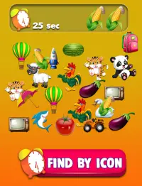 Hidden Objects for Preschool Kids and Toddlers. Screen Shot 2
