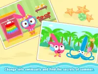 Purple Pink Summer Beach-Kids Party Education App Screen Shot 8