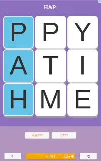 9 Letters-A Word Puzzle Game Screen Shot 3