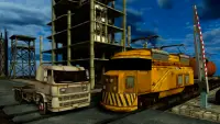 Railroad crossing - Freight train mania Screen Shot 2