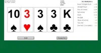 5 Card Draw Poker Solitaire Screen Shot 3