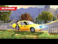 Superhero Taxi Driving : fast racing challenges 3D Screen Shot 10