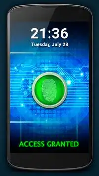 Fingerprint Lock Screen Prank Screen Shot 1