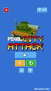 Pixel Miasto atak Screen Shot 0