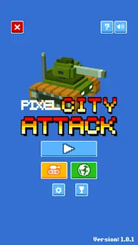 Pixel Ville Attaque Screen Shot 0