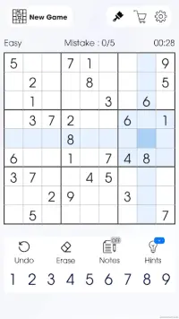 스도쿠-스도쿠 퍼즐, 두뇌 게임, sudoku Screen Shot 0