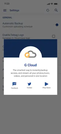 G Cloud Backup Screen Shot 6
