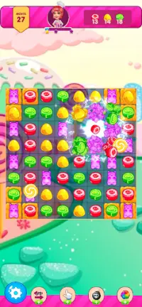 Gummy Bear Hero : Match 3 Screen Shot 3