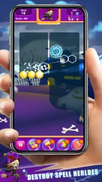 WITCHBALL – MAGIC WITCH BUBBLE POP MATCH 3 PUZZLE Screen Shot 1