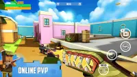 Block Gun: PVP Permainan Perang Online FPS Games Screen Shot 4