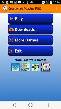 English Crosswords Puzzles - Addictive word games Screen Shot 0