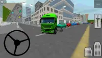 Kierowca ciężarówki 3D: Miasto Screen Shot 1
