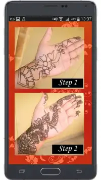 Henna Design Step Guide 2017 Screen Shot 2