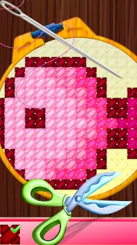 Knitting String Art Master - Free NeedlePoint Game Screen Shot 3