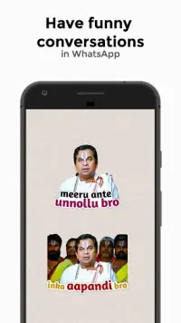 Sticker Babai - WAStickerApps Telugu Stickers Screen Shot 0