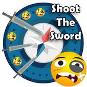 Shoot the Sword toward the Angry Emoji