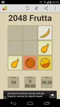 2048 Fruit Screen Shot 0