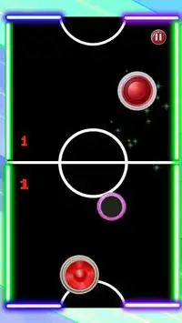 Glow Hockey Fire Screen Shot 2