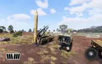 सेना मिसाइल लांचर 3 डी ट्रक: सेना ट्रक खेलों Screen Shot 8