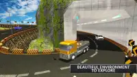 Przyszłość Ładunek Załadowany Ciężarówka Kierowca Screen Shot 3