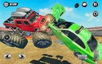6x6 Monster Truck Yıkım Derbi: Dublör Araba Yarışı Screen Shot 0