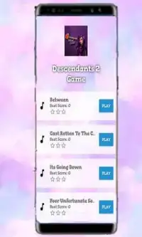 Descendants 2 Piano Tiles Screen Shot 0