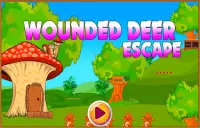 I migliori giochi di fuga - Wounded Deer Escape Screen Shot 3