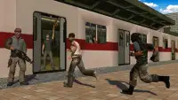 FPS Rescue Hero: Save Hijack Train Screen Shot 5