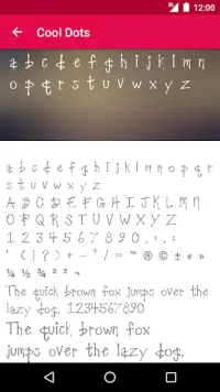 Love Fonts for FlipFont Screen Shot 2