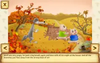 Three Little Pigs - Fairy Tale with Games Screen Shot 8