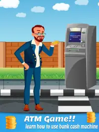 Bank ATM Simulator Learning - ATM Cash Machine Screen Shot 0