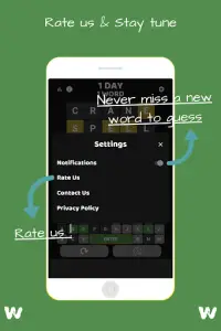 5 Letter Word Game : 1Day1Word Screen Shot 6
