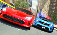 Crazy Car Racing Police Chase Screen Shot 3