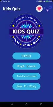 Kids Quiz Screen Shot 0