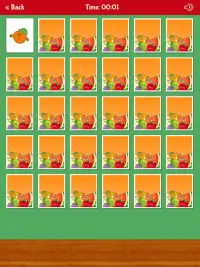 Fruits and Vegetables Memory Match Game Screen Shot 8