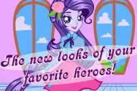 Puzzles with cute pony Screen Shot 0