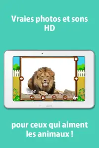 Zoo pour enfant,jeux d'animaux Screen Shot 2