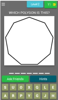 Geometry: polygons Quiz Screen Shot 0