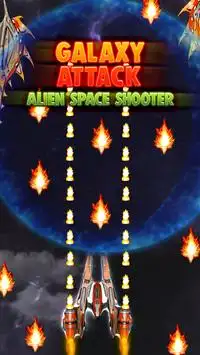 serangan galaksi alien space shooter Screen Shot 0