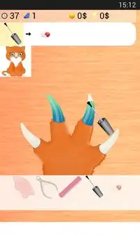 pet nails games Screen Shot 0