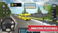 Real Ônibus Dirigindo Simulador Livre Screen Shot 1