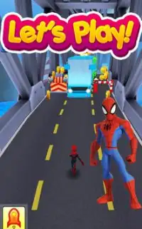 Avengers Run: Spiderman, Ironman Game Screen Shot 0