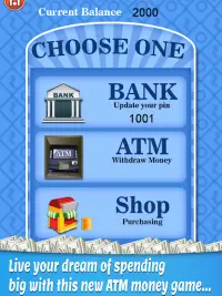 Bank ATM Simulator Learning - ATM Cash Machine Screen Shot 1