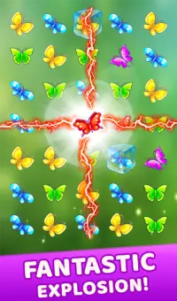 Butterfly Puzzle Game-Butterfly Match 3 Games free Screen Shot 2