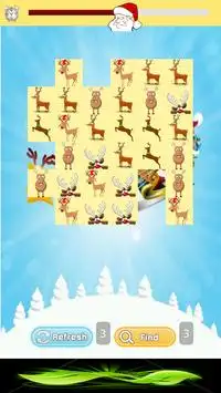 Christmas Reindeer Match Game Screen Shot 2