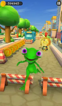 Endless Green Frog Run - Frog Runner Games 2020 Screen Shot 7