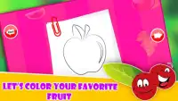 Fruit Pop Coloring For Toddler Screen Shot 1
